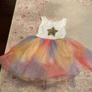 Tutu dress rainbow